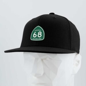 68 Hillbillies (Silicone) - Flexfit® Flat Bill Fitted Cap - Image 6