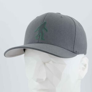 Bigfoot Silhouette (Silicone) - Flexfit® Premium Wool Blend Cap