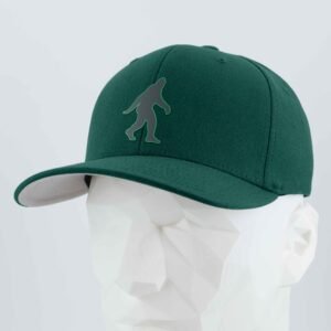 Bigfoot Silhouette (Silicone) - Flexfit® Premium Wool Blend Cap - Image 10