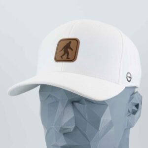 Bigfoot Trail Sign (Leather) - Flexfit® Cool & Dry Cap - Image 6