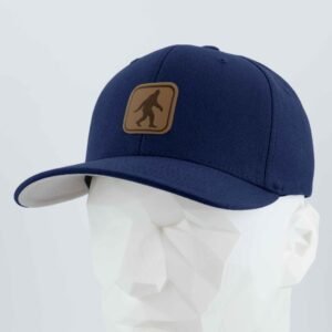 Bigfoot Trail Sign (Leather) - Flexfit® Premium Wool Blend Cap - Image 10