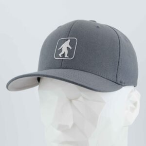 Bigfoot Trail Sign (Silicone) - Flexfit® Premium Wool Blend Cap - Image 6