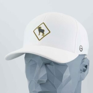 Bighorn Sheep Crossing Sign (Silicone) - Flexfit® Cool & Dry Cap - Image 6