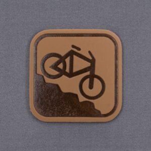 Mountain Bike Downhill (Leather) - Flexfit® Cool & Dry Cap - Image 3