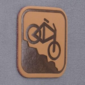 Mountain Bike Downhill (Leather) - Flexfit® Cool & Dry Cap - Image 2