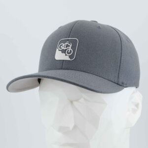 Mountain Bike Downhill (Silicone) - Flexfit® Premium Wool Blend Cap