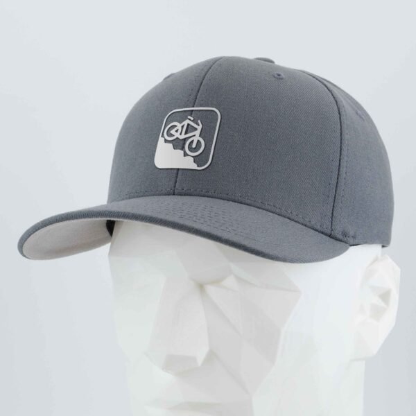 Mountain Bike Downhill (Silicone) - Flexfit® Premium Wool Blend Cap