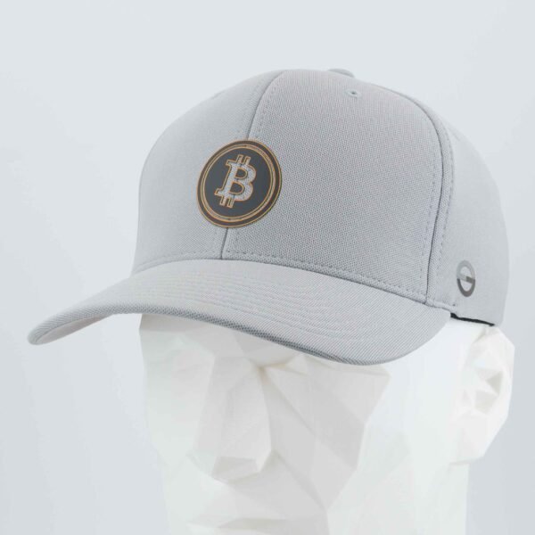 Bitcoin Silhouette (Silicone) - Flexfit® Cool & Dry Cap