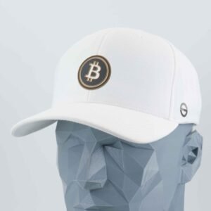 Bitcoin Silhouette (Silicone) - Flexfit® Cool & Dry Cap - Image 6