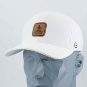 Campfire Trail Sign (Leather) - Flexfit® Cool & Dry Cap - Image 6