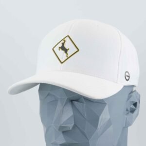 Deer Crossing Sign (Silicone) - Flexfit® Cool & Dry Cap - Image 6