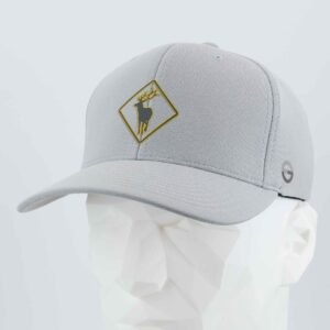 Elk Crossing Sign (Silicone) - Flexfit® Cool & Dry Cap