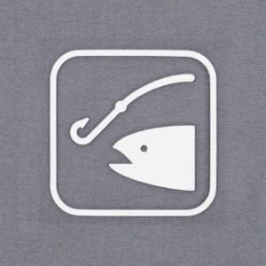 Fishing Trail Sign (Silicone) - Flexfit® Premium Wool Blend Cap - Image 3