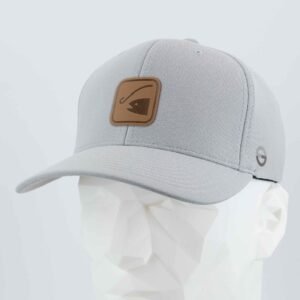 Fishing Trail Sign (Leather) - Flexfit® Cool & Dry Cap