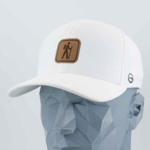 Hiker Trail Sign (Leather) - Flexfit® Cool & Dry Cap - Image 6