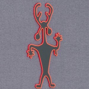 Moab Man Petroglyph (Silicone) - Flexfit® Cool & Dry Cap - Image 2