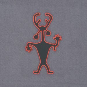 Moab Man Petroglyph (Silicone) - Flexfit® Premium Wool Blend Cap - Image 3