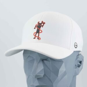 Moab Shaman Petroglyph (Silicone) - Flexfit® Cool & Dry Cap - Image 6