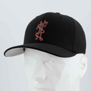 Moab Shaman Petroglyph (Silicone) - Flexfit® Premium Wool Blend Cap