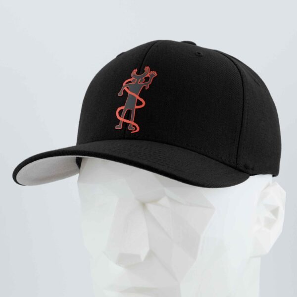 Moab Shaman Petroglyph (Silicone) - Flexfit® Premium Wool Blend Cap
