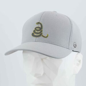 Coiled Rattlesnake Silhouette (Silicone) - Flexfit® Cool & Dry Cap
