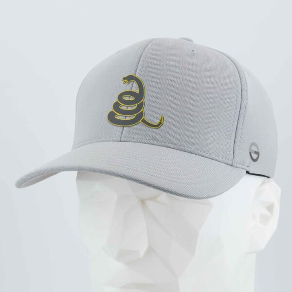 Coiled Rattlesnake Silhouette (Silicone) - Flexfit® Cool & Dry Cap