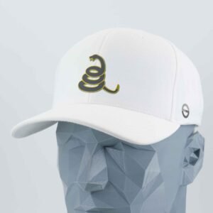 Coiled Rattlesnake Silhouette (Silicone) - Flexfit® Cool & Dry Cap - Image 6