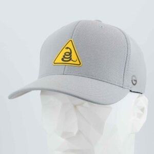 Rattlesnake Warning Sign (Silicone) - Flexfit® Cool & Dry Cap - Image 6