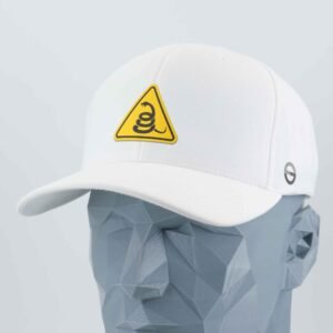 Rattlesnake Warning Sign (Silicone) - Flexfit® Cool & Dry Cap - Image 10