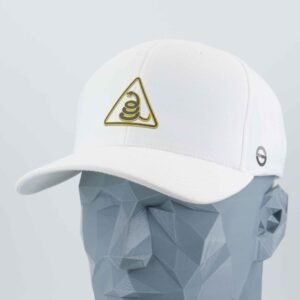 Rattlesnake Warning Sign (Silicone) - Flexfit® Cool & Dry Cap - Image 9