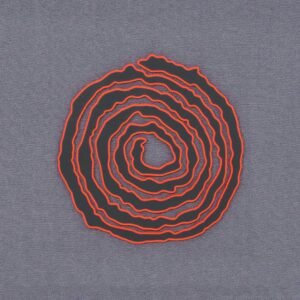 Moab Spiral Petroglyph (Silicone) - Flexfit® Premium Wool Blend Cap - Image 3