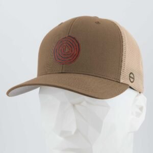 Moab Spiral Petroglyph (Silicone) - Flexfit® Mesh Trucker Cap