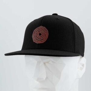 Moab Spiral Petroglyph (Silicone) - Flexfit® Premium Fitted Cap - Image 6