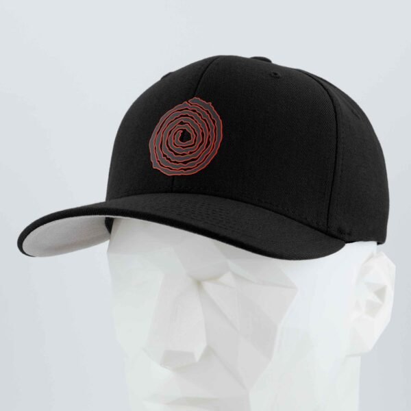 Moab Spiral Petroglyph (Silicone) - Flexfit® Premium Wool Blend Cap