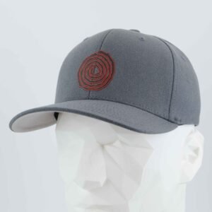Moab Spiral Petroglyph (Silicone) - Flexfit® Premium Wool Blend Cap - Image 6
