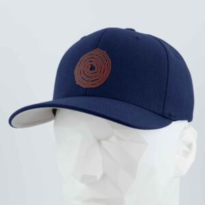 Moab Spiral Petroglyph (Silicone) - Flexfit® Premium Wool Blend Cap - Image 8