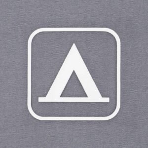 Tent Camping Trail Sign (Silicone) - Flexfit® Premium Fitted Cap - Image 3