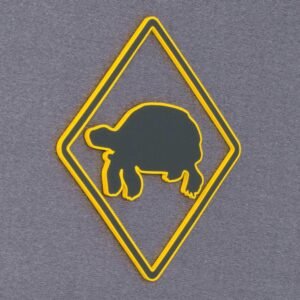 Tortoise Crossing Sign (Silicone) - Flexfit® Premium Wool Blend Cap - Image 2