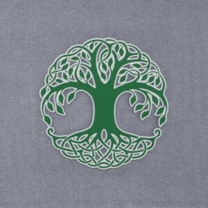 Tree of Life (Silicone) - Flexfit® Premium Wool Blend Cap - Image 3