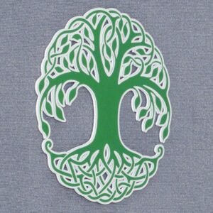 Tree of Life (Silicone) - Flexfit® Premium Wool Blend Cap - Image 2