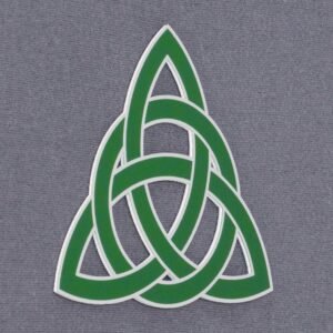 Triquetra Trinity Knot (Silicone) - Flexfit® Premium Wool Blend Cap - Image 2