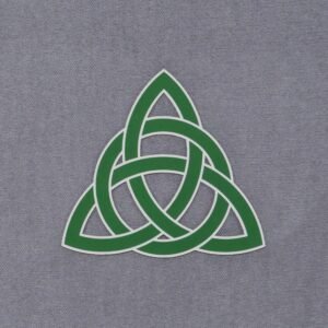 Triquetra Trinity Knot (Silicone) - Flexfit® Premium Wool Blend Cap - Image 3