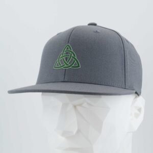 Triquetra Trinity Knot (Silicone) - Flexfit® Premium Fitted Cap - Image 6