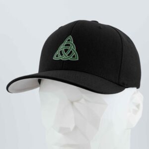 Triquetra Trinity Knot (Silicone) - Flexfit® Premium Wool Blend Cap - Image 6