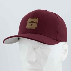 UFO Area Trail Sign (Leather) - Flexfit® Premium Wool Blend Cap - Image 10
