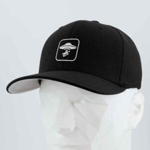 UFO Area Trail Sign (Silicone) - Flexfit® Premium Wool Blend Cap - Image 6