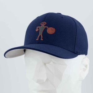 Spiral Warrior Petroglyph (Silicone) - Flexfit® Premium Wool Blend Cap - Image 8
